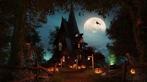 Magic house halloween